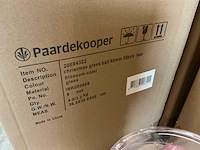 Partij glazen kerstballen 60mm blossom combi 30/tube (96x) - afbeelding 4 van  4