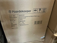 Partij glazen kerstballen 60mm brown combi 30/tube (40 tubes) - afbeelding 4 van  4