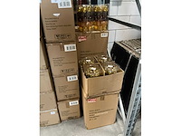 Partij glazen kerstballen 60mm brown,yellow transp/mat 30/tube (30 tubes) - afbeelding 3 van  4