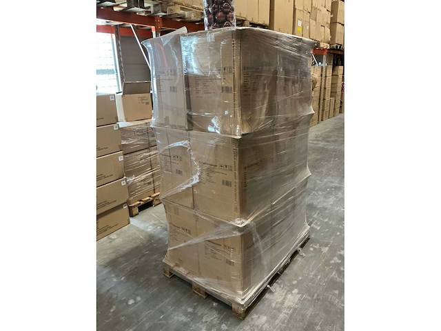 Partij glazen kerstballen 60mm dark brown combi 30/tube (144 tubes) - afbeelding 3 van  4