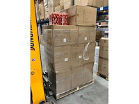 Partij glazen kerstballen 60mm orange combi 30/tube (148 tubes) - afbeelding 3 van  4