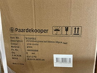 Partij glazen kerstballen 60mm pink combi 30/tube (144 tubes) - afbeelding 4 van  4