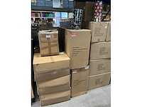 Partij glazen kerstballen 80mm black combi 15/tube (48 tubes) - afbeelding 4 van  5