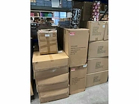 Partij glazen kerstballen 80mm black combi 15/tube (48 tubes) - afbeelding 2 van  5