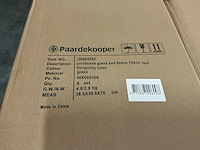 Partij glazen kerstballen 80mm burgundy combi 15/tube (64 tubes) - afbeelding 3 van  3