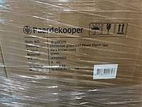 Partij glazen kerstballen 80mm dark brown combi 15/tube (112 tubes) - afbeelding 4 van  4