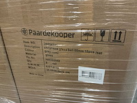 Partij glazen kerstballen 80mm grey combi 15/tube (104 tubes) - afbeelding 4 van  4