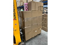 Partij glazen kerstballen 80mm pink combi 15/tube (111 tubes) - afbeelding 3 van  4