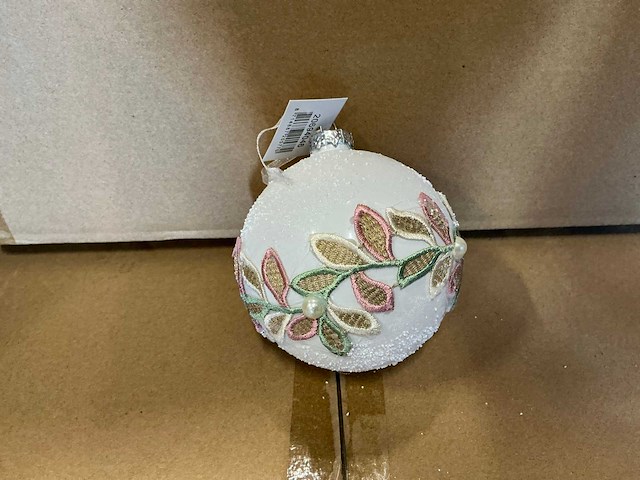 Partij glazen kerstballen (92x) - afbeelding 1 van  2