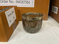 Partij glazen theelichthouders h8xø9cm (44x) - afbeelding 1 van  4