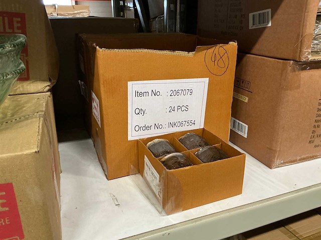 Partij glazen theelichthouders h8xø9cm (44x) - afbeelding 4 van  4