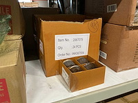 Partij glazen theelichthouders h8xø9cm (44x) - afbeelding 4 van  4