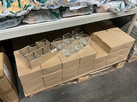 Partij glazen vaasjes 8x8x8cm (360x) - afbeelding 2 van  5