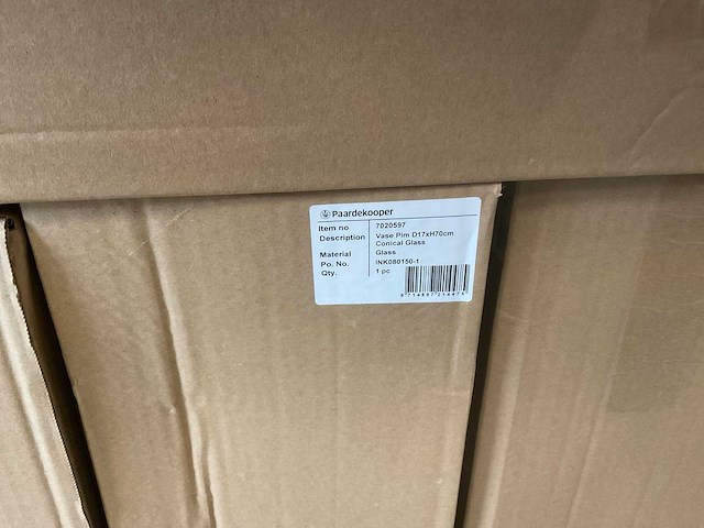 Partij glazen vazen - afbeelding 7 van  9