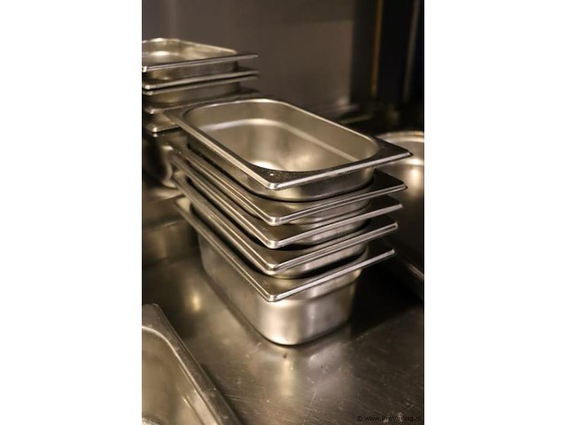 Partij gn-bakken & rvs schalen - afbeelding 2 van  7