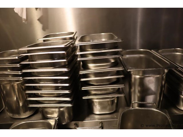 Partij gn-bakken & rvs schalen - afbeelding 4 van  7