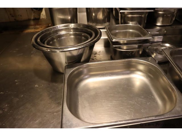 Partij gn-bakken & rvs schalen - afbeelding 7 van  7