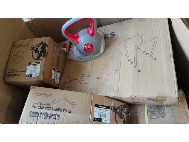 Partij gorilla fitness artikelen - 50 items - afbeelding 22 van  28