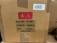 Partij gouden bloempotten h12xø16,5 (270x) - afbeelding 4 van  4