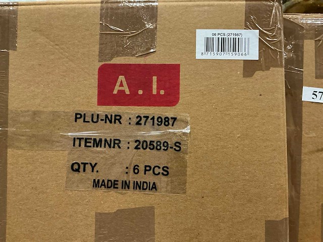 Partij gouden bloempotten h12xø16,5 (340x) - afbeelding 6 van  6