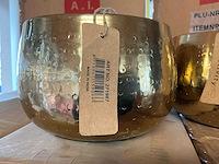 Partij gouden bloempotten h12xø16,5 (360x) - afbeelding 3 van  6