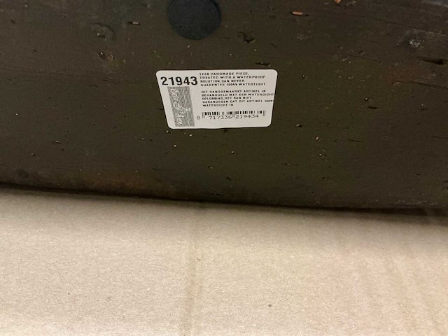 Partij goudkleurige potten 72x19,5h36cm (11x) - afbeelding 3 van  5