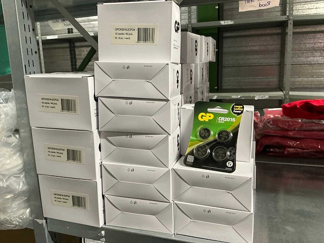 Partij gp cr2016 batterijen 4/per pack (540x) - afbeelding 1 van  4