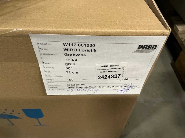 Partij grafvazen 32cm (150x) - afbeelding 1 van  1