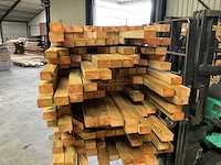 Partij grenen balken 80-180x6,5x4,5 cm - afbeelding 2 van  8