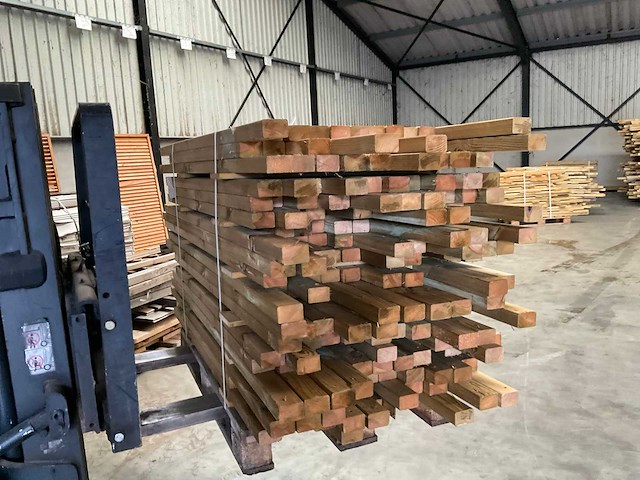 Partij grenen balken 80-180x6,5x4,5 cm - afbeelding 5 van  8