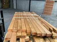 Partij grenen balken 80-180x6,5x4,5 cm - afbeelding 8 van  9