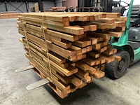 Partij grenen balken 80-180x6,5x4,5 cm - afbeelding 1 van  8