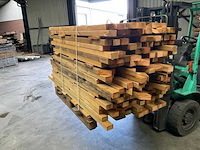 Partij grenen balken 80-180x6,5x4,5 cm