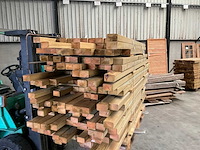 Partij grenen balken 80-180x6,5x4,5 cm - afbeelding 8 van  8