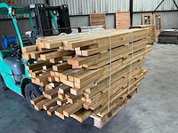 Partij grenen balken 80-180x6,5x4,5 cm - afbeelding 3 van  6