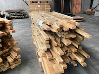 Partij grenen balken 80-180x8,5x4,5 cm - afbeelding 6 van  8