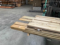 Partij grenen geïmpregneerde tuinplanken 180-240x14x1,6 cm - afbeelding 5 van  11
