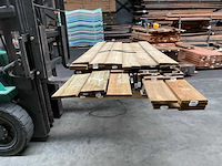 Partij grenen geïmpregneerde tuinplanken 180-240x14x1,6 cm - afbeelding 3 van  11