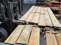 Partij grenen geïmpregneerde tuinplanken 180-240x14x1,6 cm - afbeelding 8 van  11