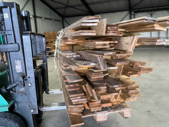 Partij grenen planken 80-180x14x1,8 cm - afbeelding 4 van  8