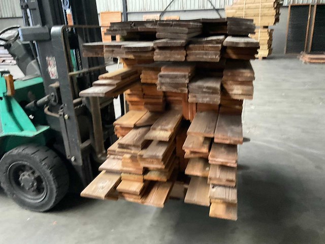 Partij grenen planken 80-180x14x1,8 cm - afbeelding 5 van  6
