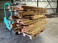 Partij grenen planken 80-180x14x1,8 cm - afbeelding 2 van  8