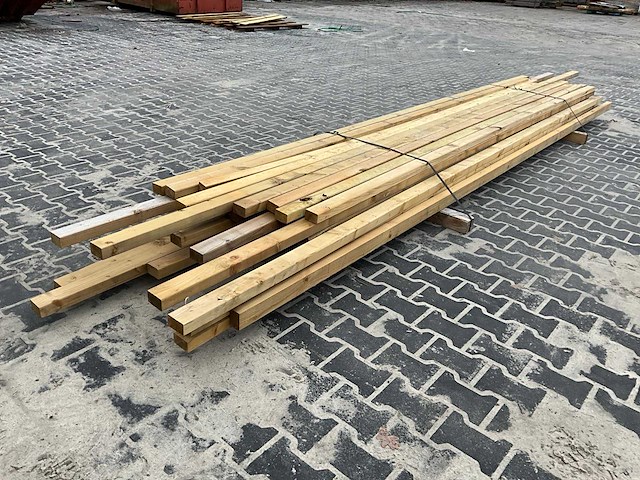 Partij grenen regels 5x7 cm - afbeelding 3 van  4