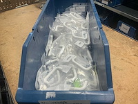 Partij grepen mini kunststof wit 64mm - afbeelding 2 van  4
