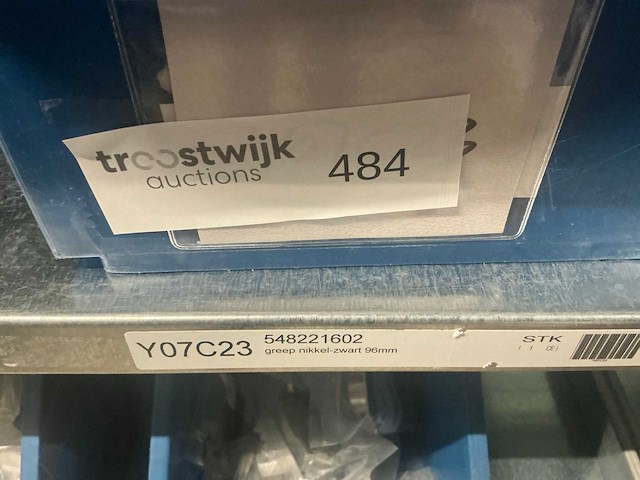 Partij grepen zwart nikkel 96mm - afbeelding 4 van  4