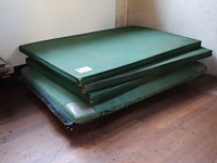 Partij groene valmatten 6stuks - afbeelding 1 van  1