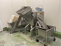 Partij groente verwerkingsmachines