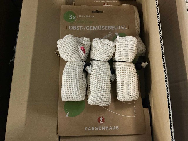 Partij groentetassen 3/per pack (60x) - afbeelding 1 van  4