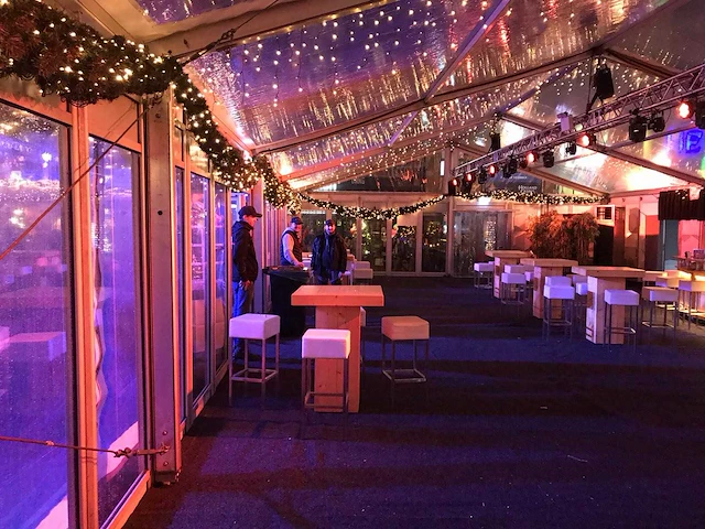 Partij guirlande met verlichting (5 meter) - afbeelding 2 van  5