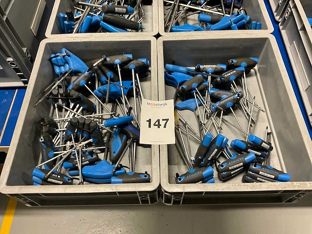 Partij haakse torx-/ inbussleutels - afbeelding 2 van  4